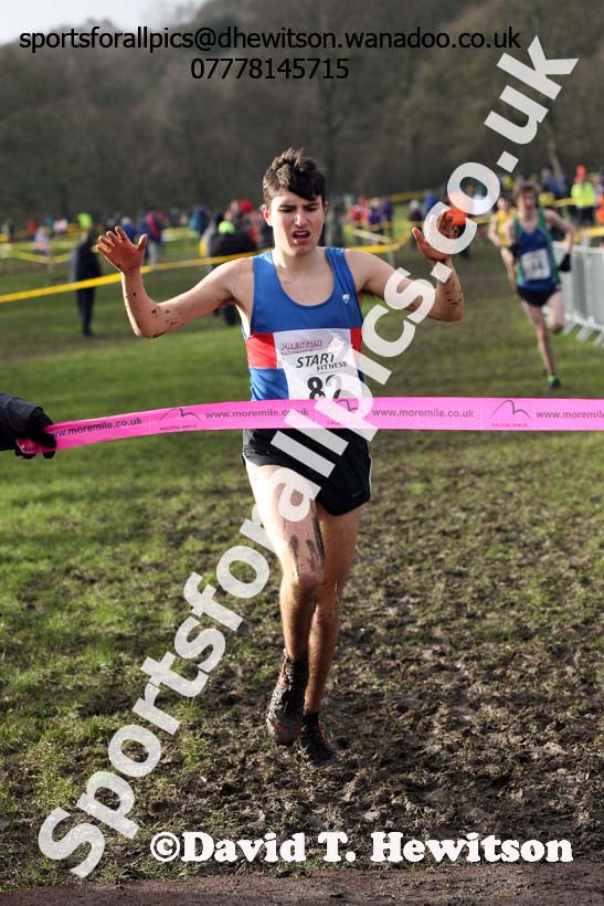 Mens under-20 Northern Cross Country Champs., Witton Park, Blackburn. Photo: David T. Hewitson/Sports for All Pics